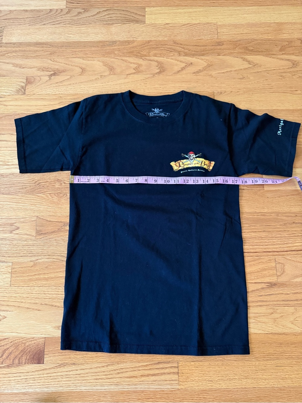 Black Graphic Crew Neck T-Shirt